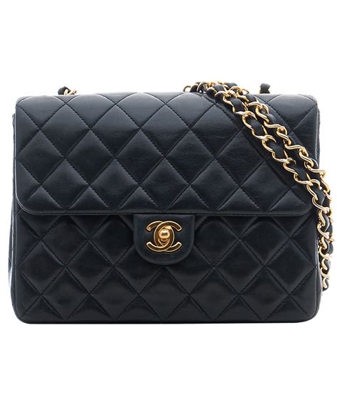 chanel black quilted purse|black chanel leather shoulder bag.